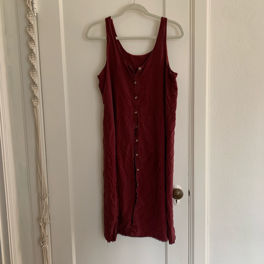 LACAUSA raw silk dress